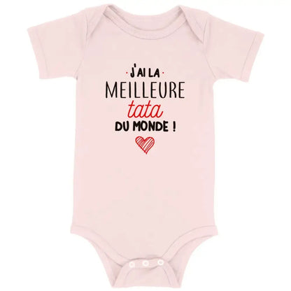 Body bébé J'ai la meilleure tata du monde