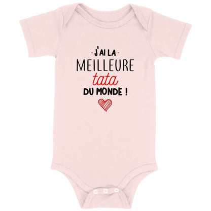 Body bébé J'ai la meilleure tata du monde