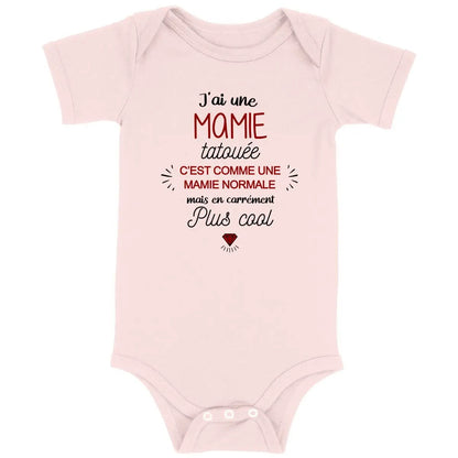 Body bébé J'ai une mamie tatouée