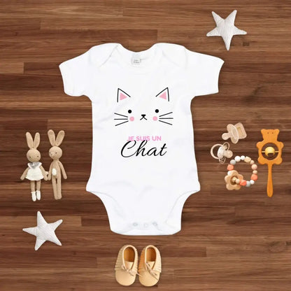 Body bébé Je suis un chat