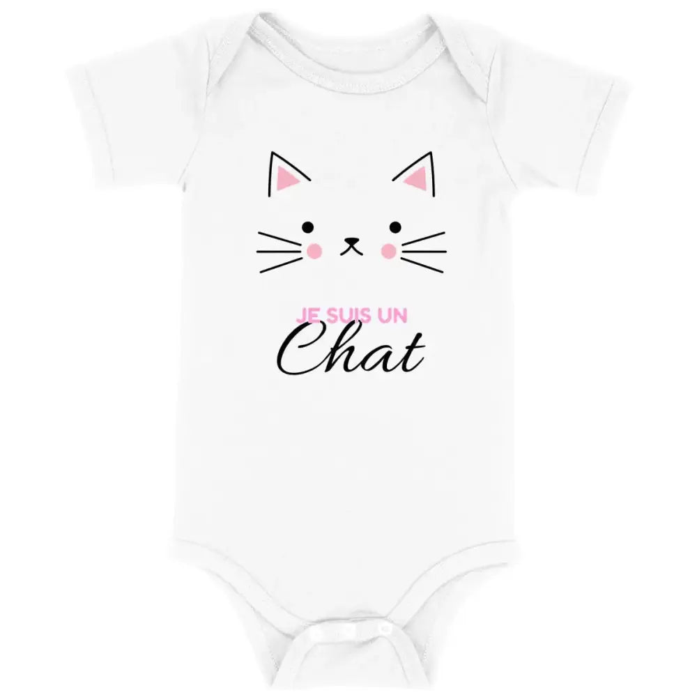 Body bébé Je suis un chat
