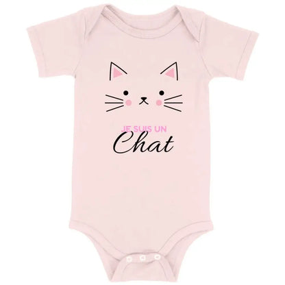 Body bébé Je suis un chat