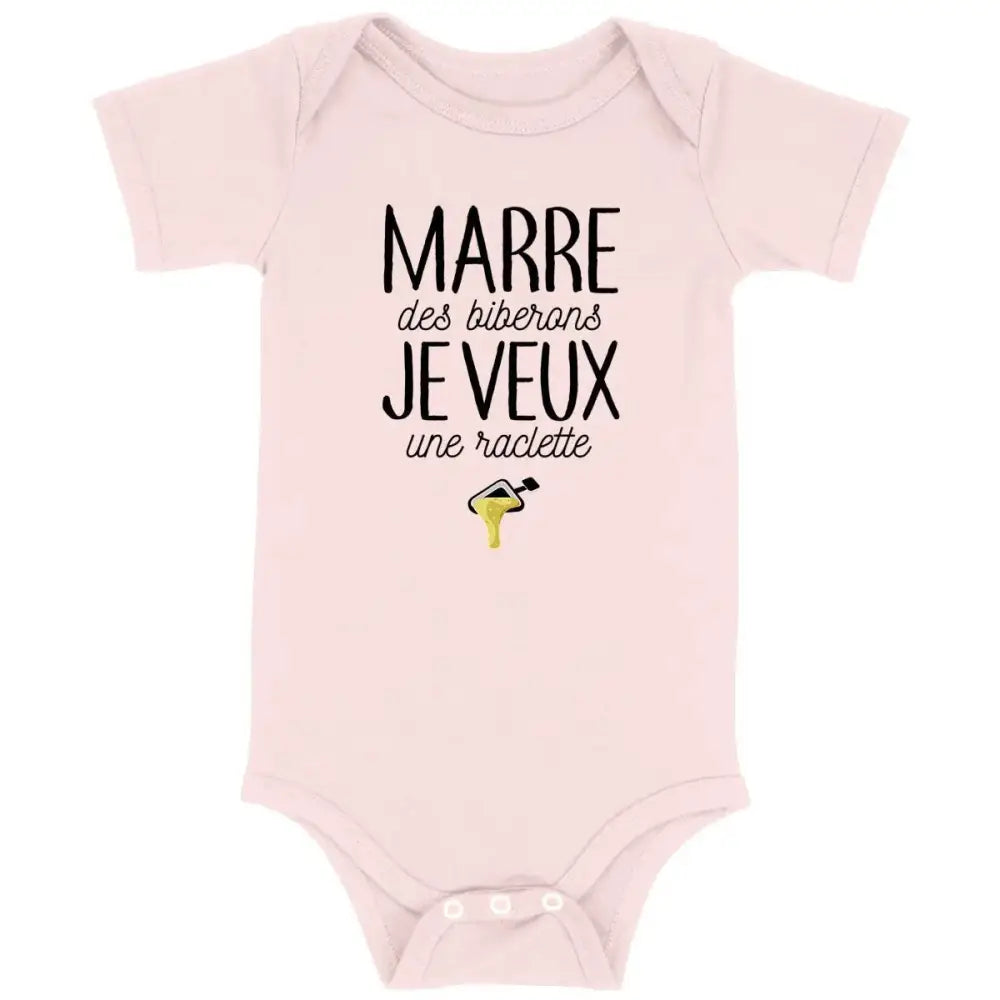 Body bébé Je veux une raclette