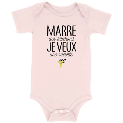 Body bébé Je veux une raclette