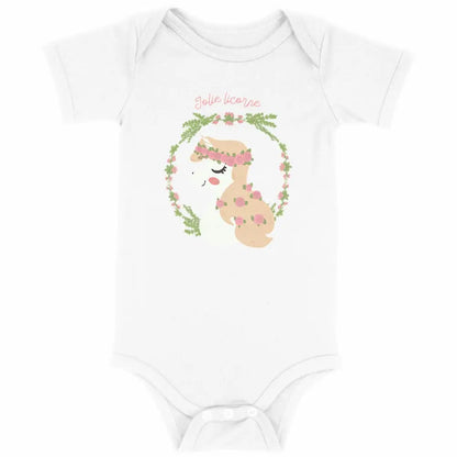 Body bébé Jolie licorne