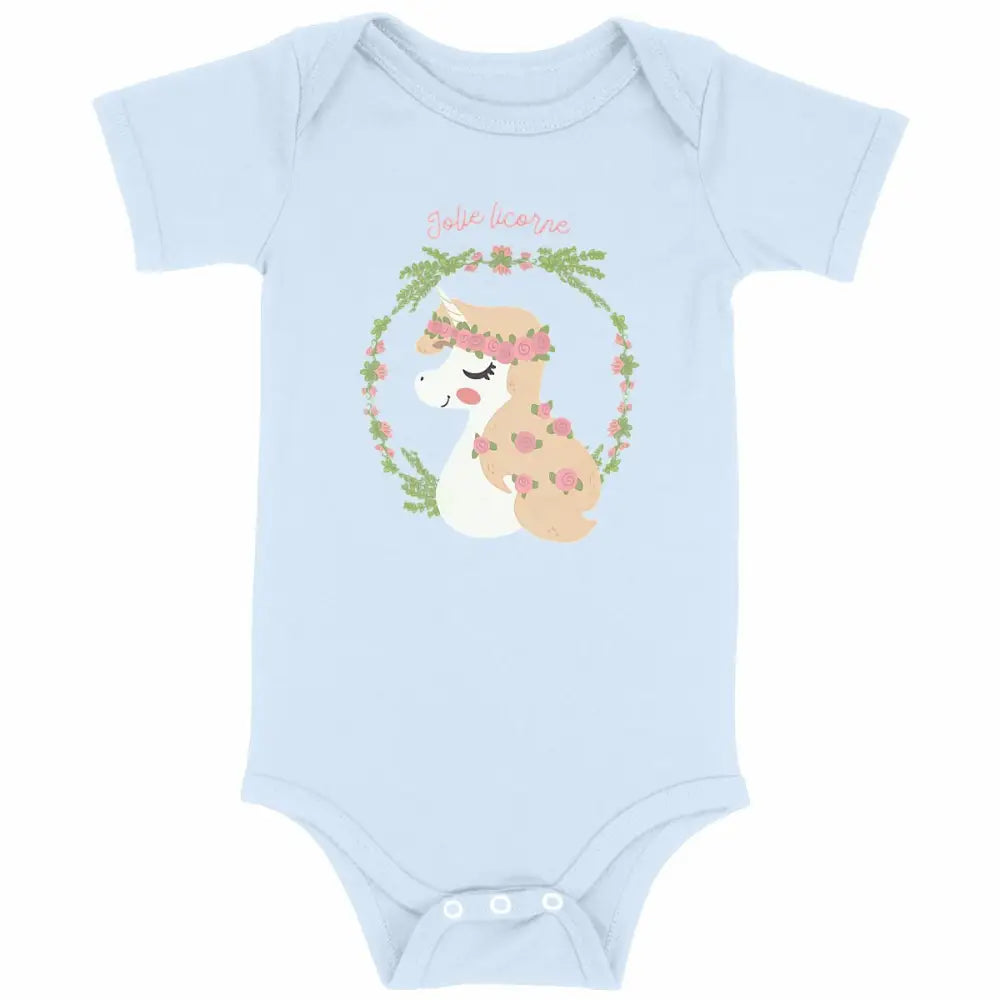 Body bébé Jolie licorne