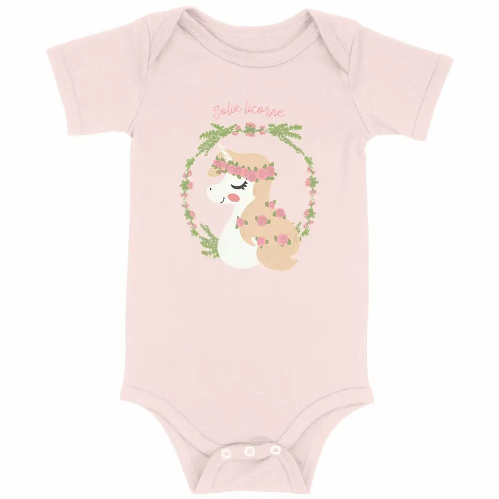 Body bébé Jolie licorne