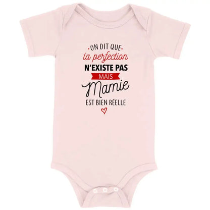 Body bébé La perfection Mamie