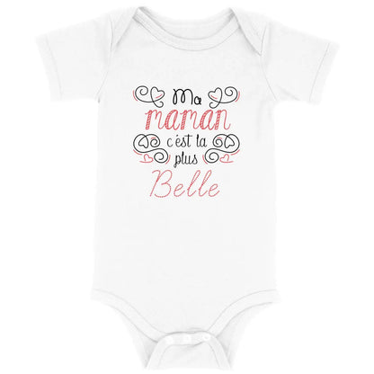 Body bébé Ma maman c'est la plus belle
