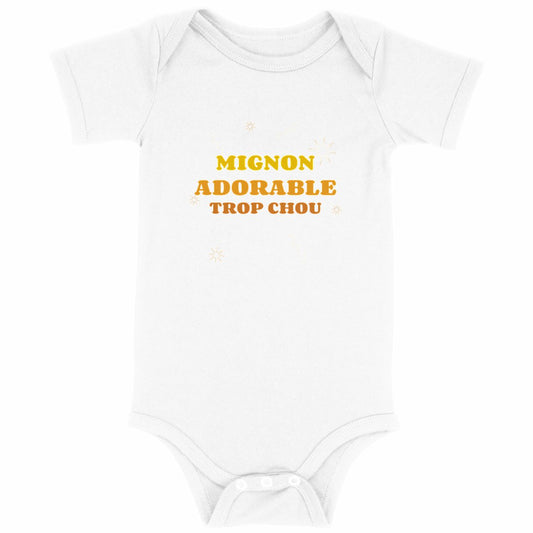 Body bébé Mignon adorable trop chou