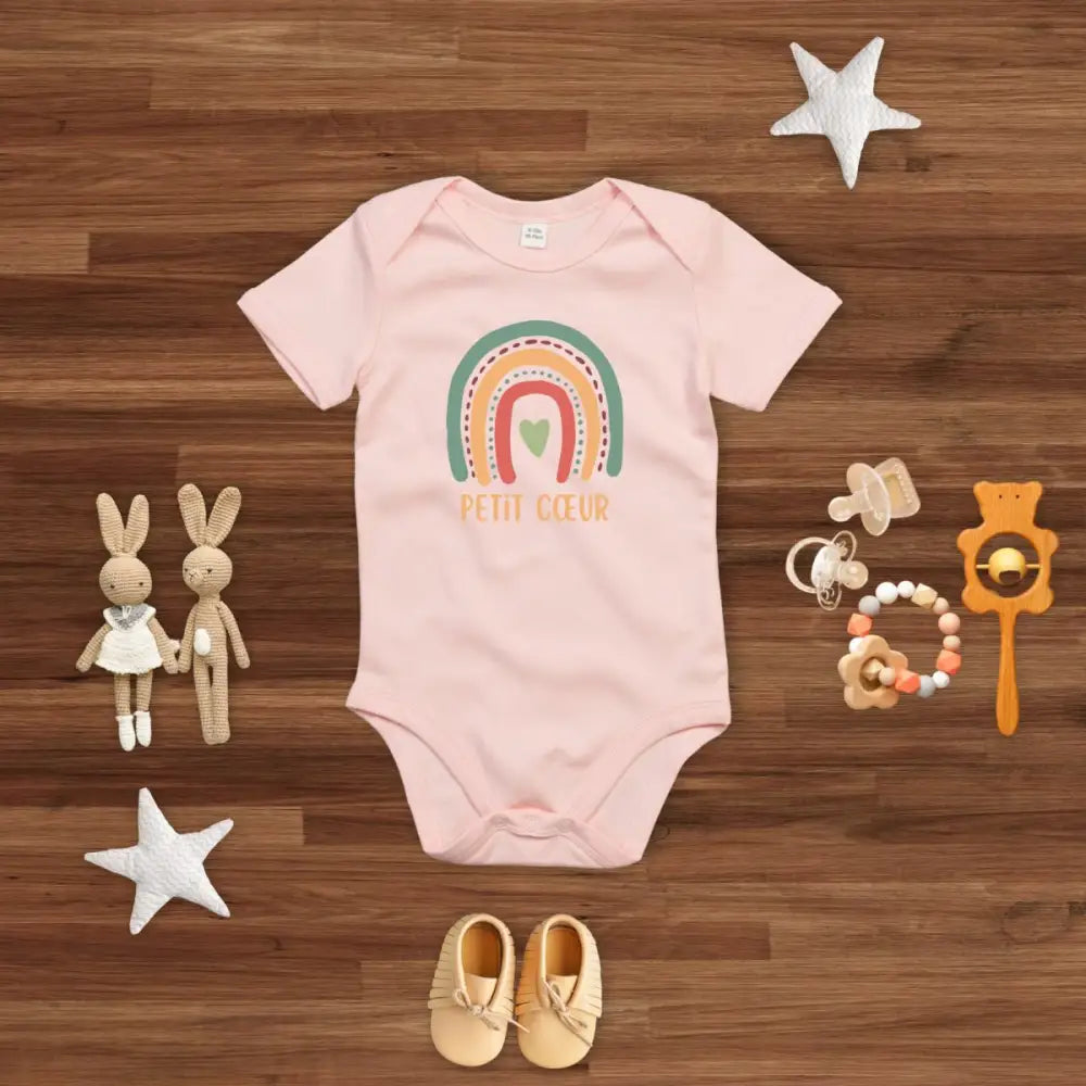 Body bébé Petit coeur