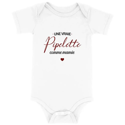 Body bébé Pipelette comme mamie