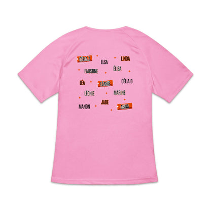 T-shirt de sport recyclé pour femme personnalisé - dos_0