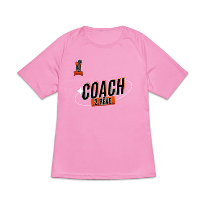 T-shirt de sport recyclé pour femme personnalisé - face_0