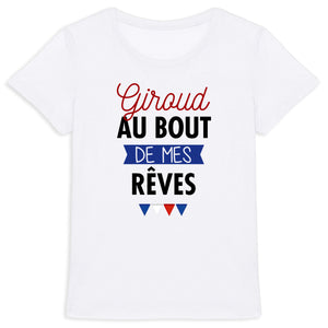 T-shirt femme - Giroud au bout de mes rêves