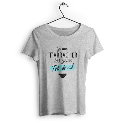 T-shirt femme en coton bio Tête de cul - face_1