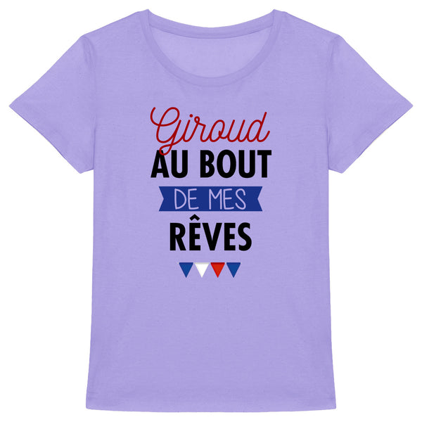 T-shirt femme - Giroud au bout de mes rêves