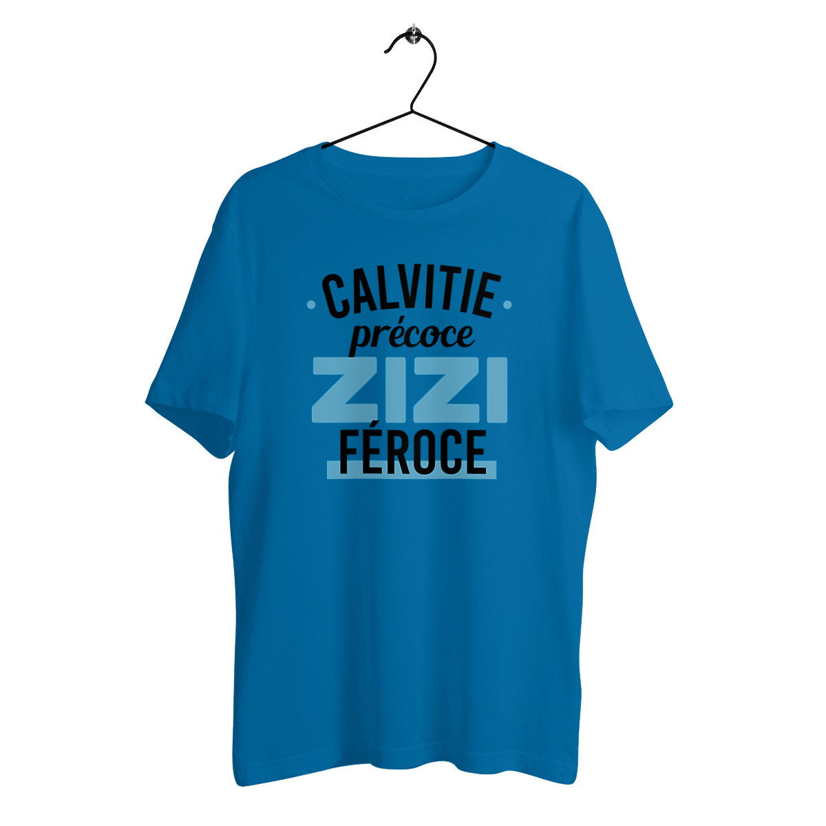 T-shirt homme en coton bio Calvitie précoce zizi féroce - face_4