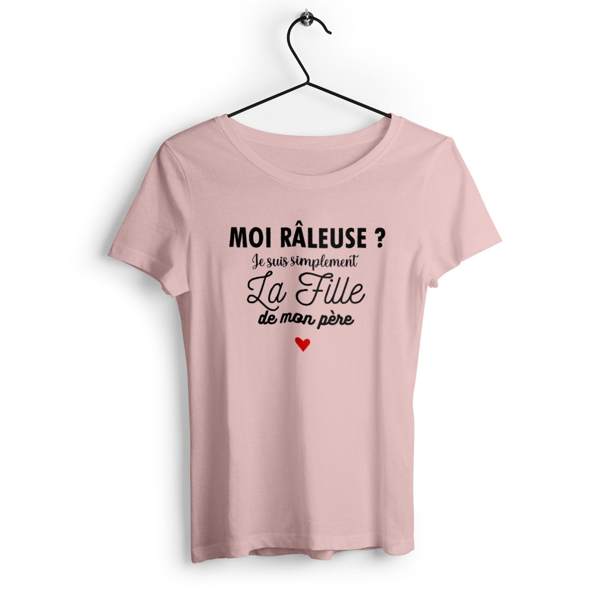 T-shirt femme en coton bio La fille de mon père - face_4