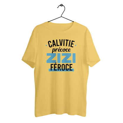 T-shirt homme en coton bio Calvitie précoce zizi féroce - face_5