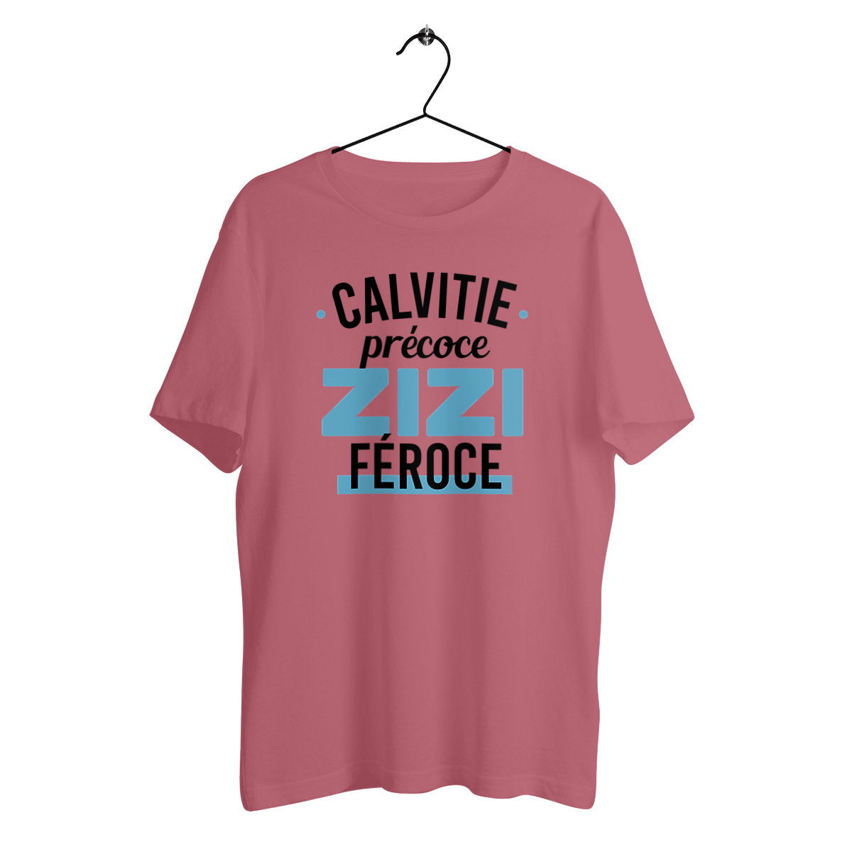 T-shirt homme en coton bio Calvitie précoce zizi féroce - face_7