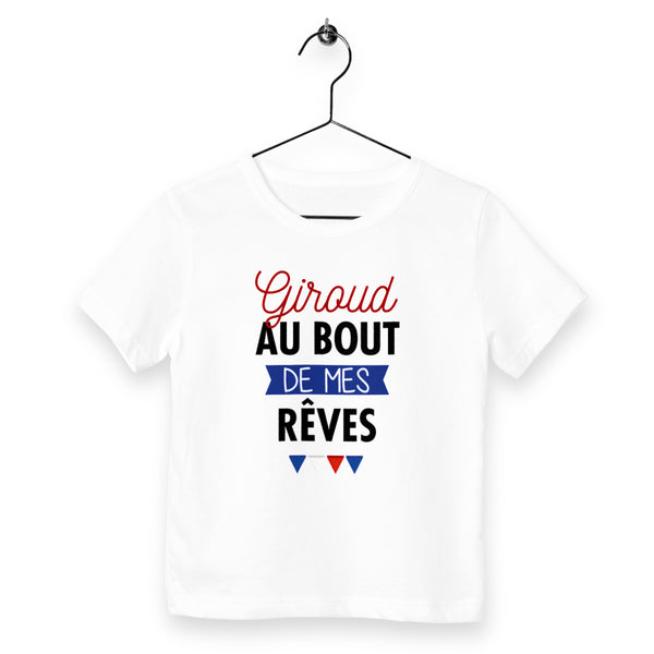 T-shirt enfant - Giroud au bout de mes rêves