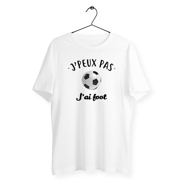 T-shirt homme col rond - J'peux pas j'ai foot