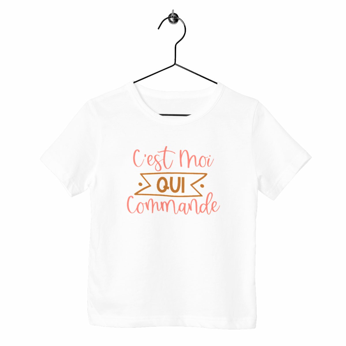 T-shirt enfant - C'est moi qui commande