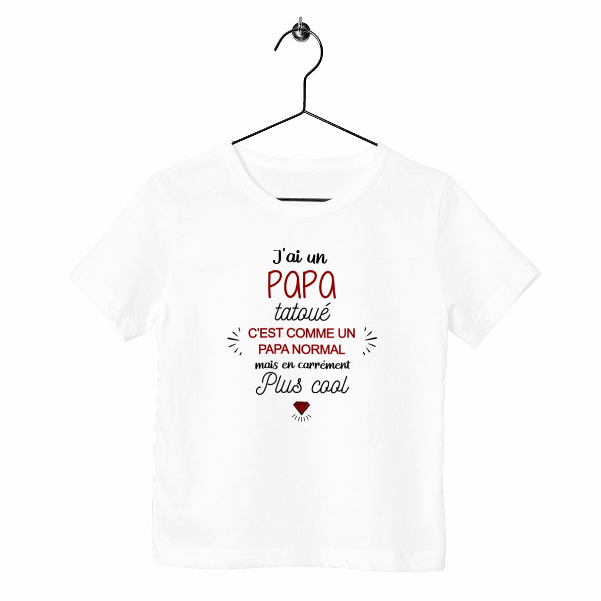 T-shirt enfant - J'ai un papa tatoué