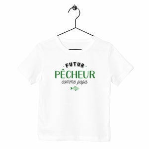 T-shirt enfant - Futur pêcheur comme papa