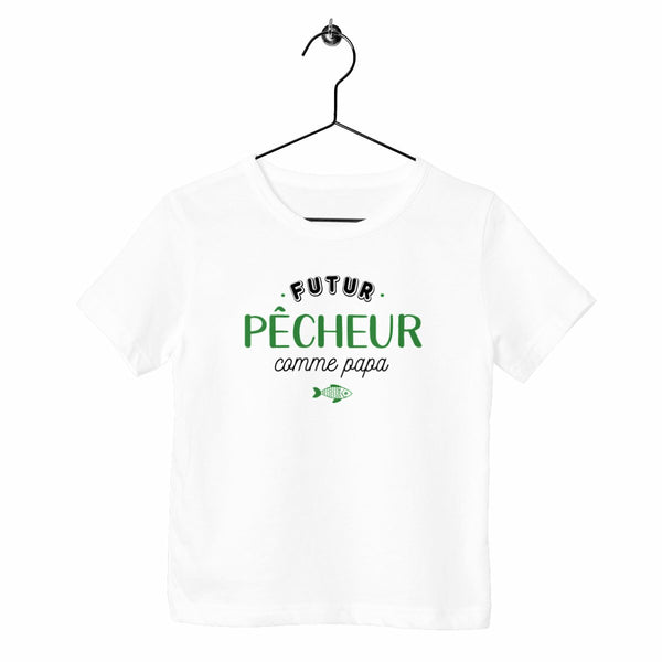 T-shirt enfant - Futur pêcheur comme papa