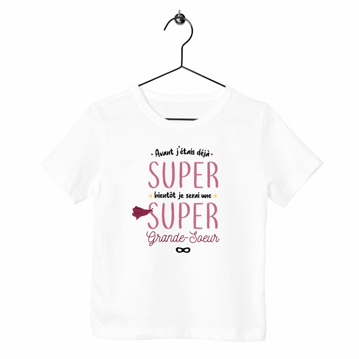 T-shirt enfant - Bientôt super grande-sœur