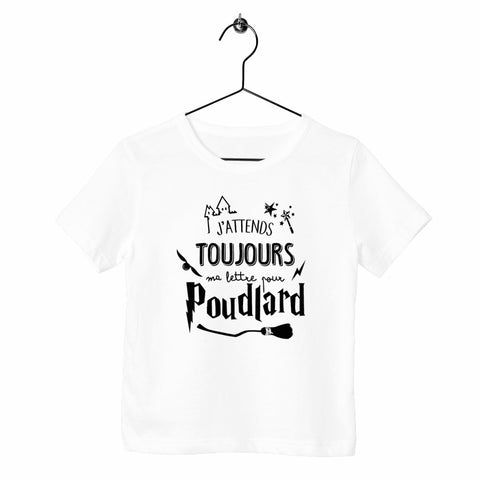 T-shirt enfant - J'attends toujours ma lettre pour Poudlard