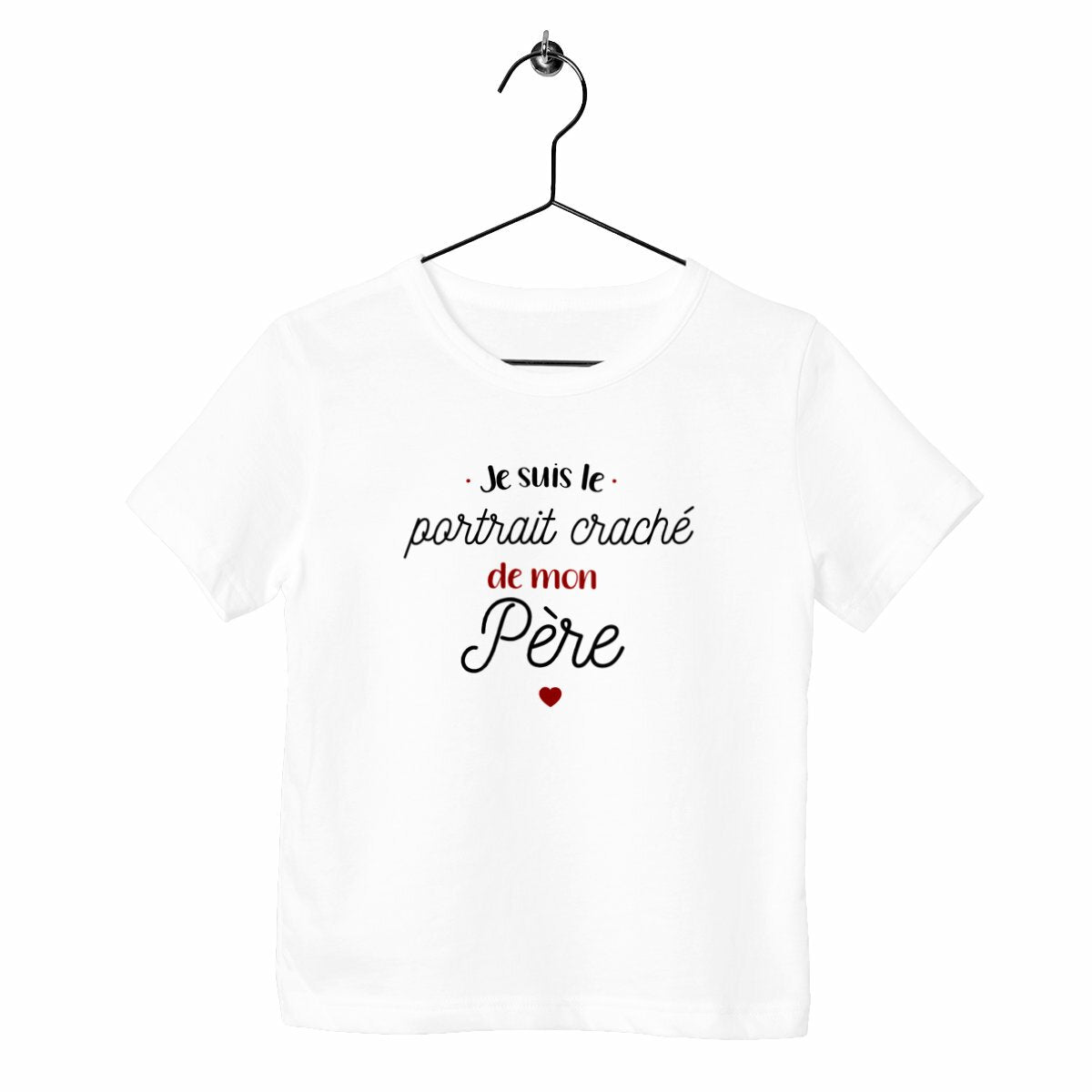 T-shirt enfant - Le portrait craché de mon père