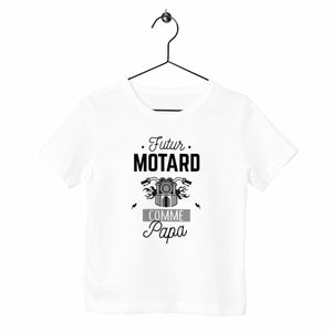 T-shirt enfant - Futur motard comme papa