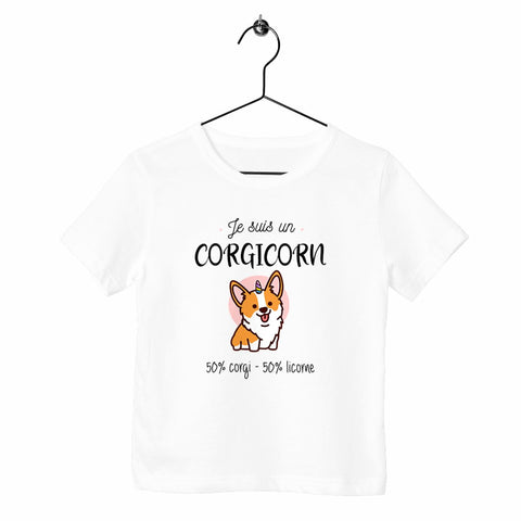 T-shirt enfant - Je suis un corgicorn