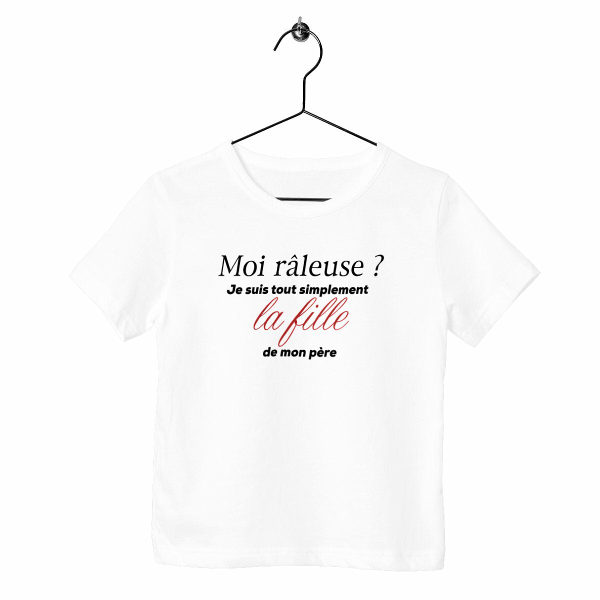 T-shirt enfant - La fille de mon père