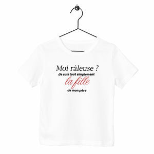 T-shirt enfant - La fille de mon père