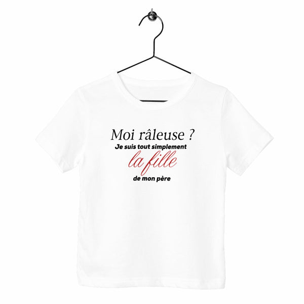 T-shirt enfant - La fille de mon père