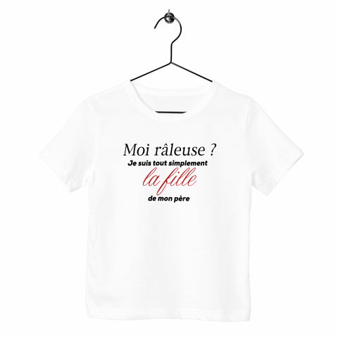 T-shirt enfant - La fille de mon père