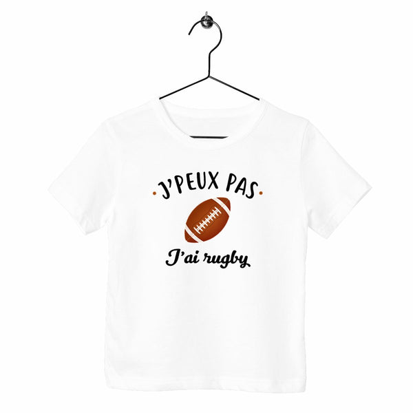 T-shirt enfant - J'peux pas j'ai rugby