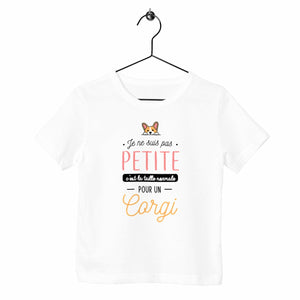 T-shirt enfant - Je ne suis pas petite je suis un corgi