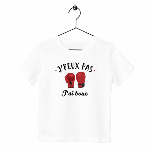 T-shirt enfant - J'peux pas j'ai boxe