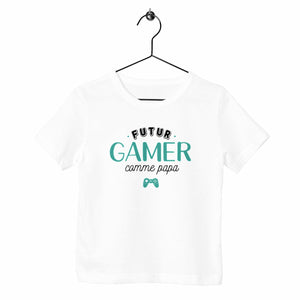 T-shirt enfant - Futur gamer comme papa