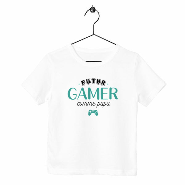 T-shirt enfant - Futur gamer comme papa