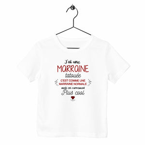 T-shirt enfant - J'ai une marraine tatouée