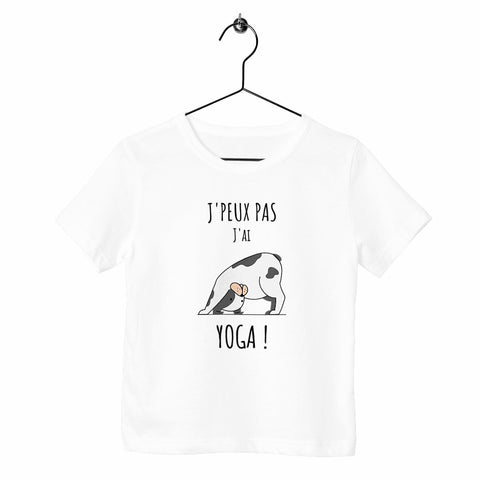 T-shirt enfant - J'peux pas j'ai yoga