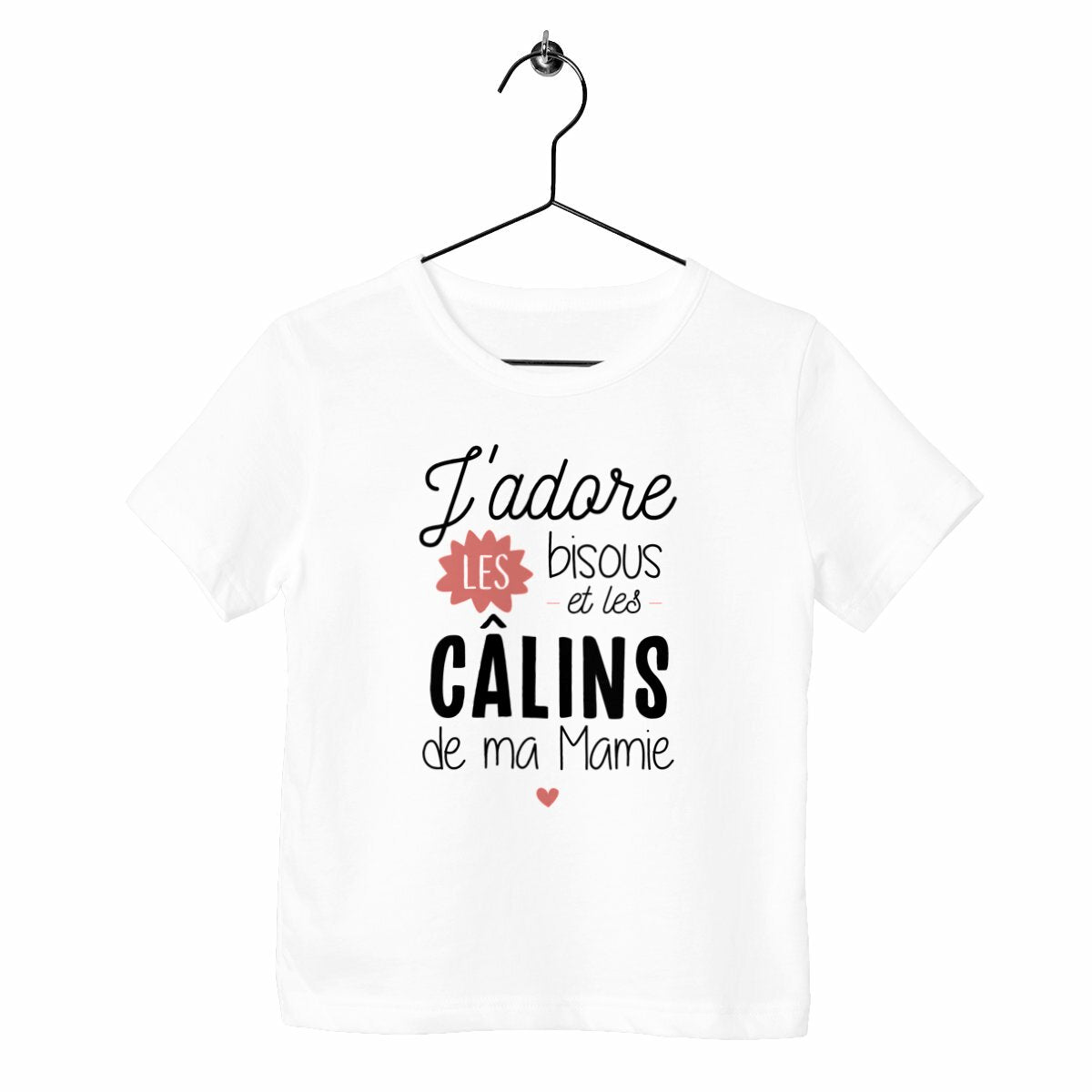 T-shirt enfant - Bisous et câlins de mamie