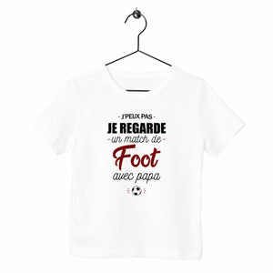 T-shirt enfant - Le foot avec papa