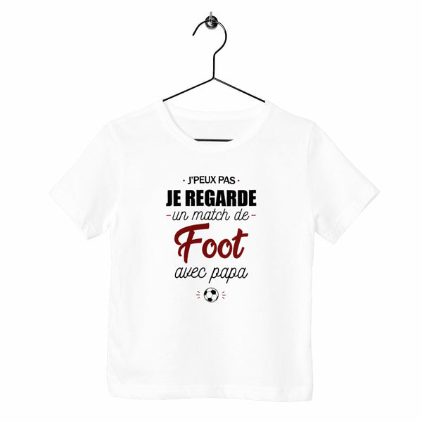 T-shirt enfant - Le foot avec papa